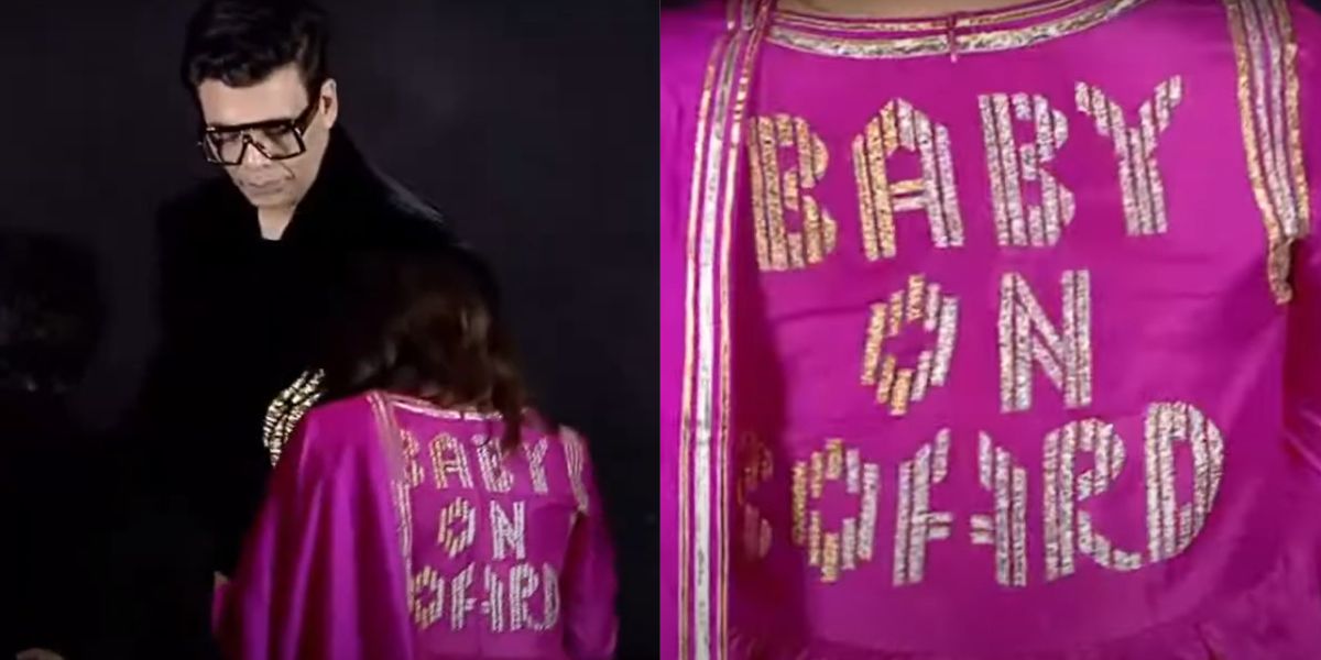 Alia Bhatt rocks in a pink salwar with a fun twist honouring the ‘Baby On Board’